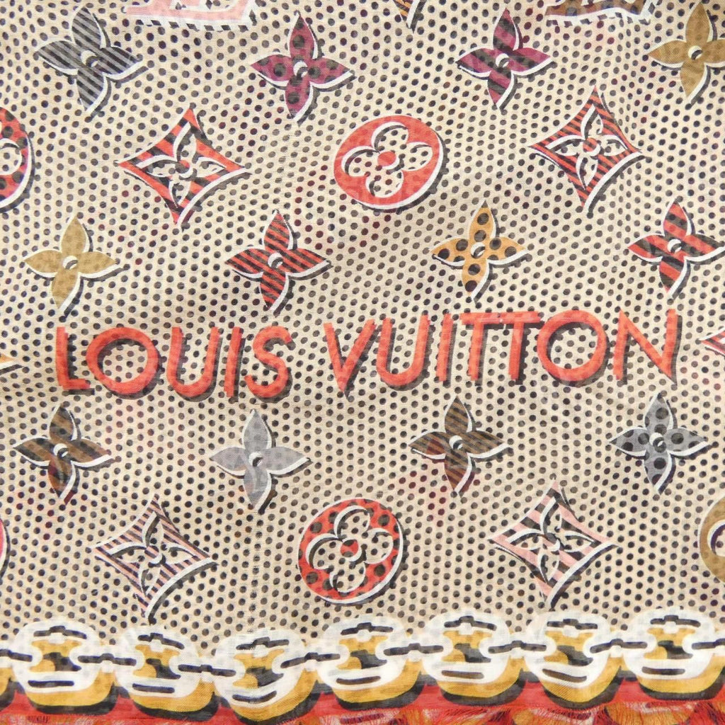 Louis Vuitton Etole Giant Pop Monogram Stole Scarf — view 4