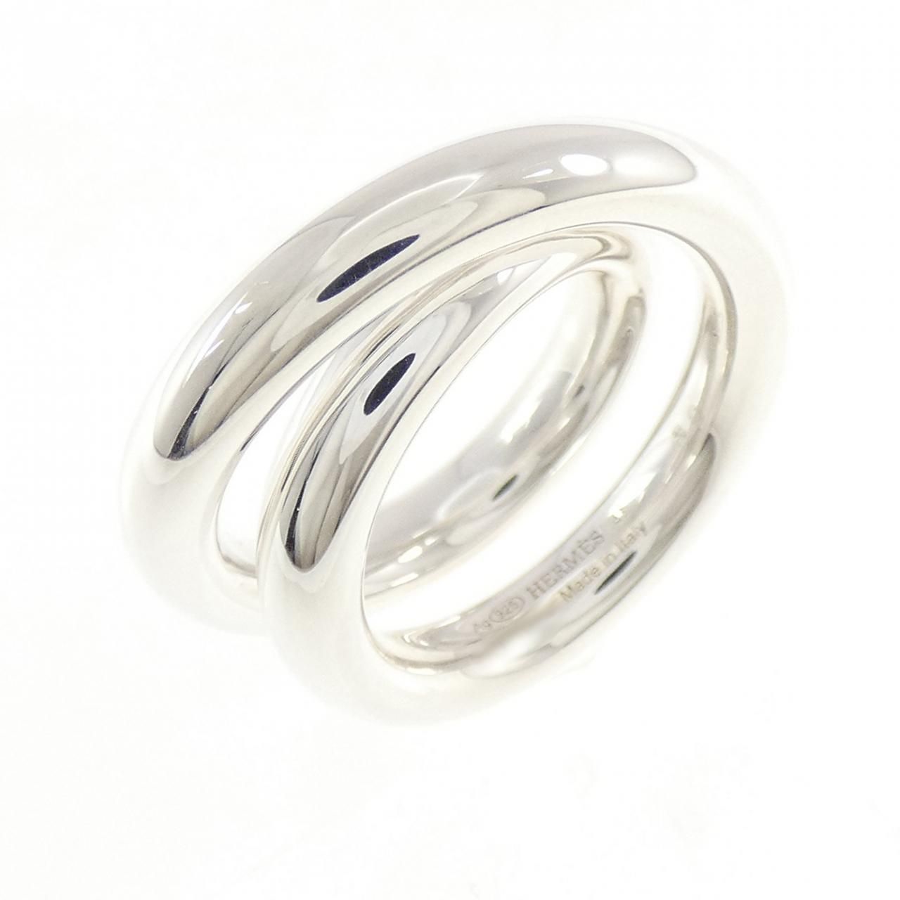 Hermes Vertiges Ring Silver