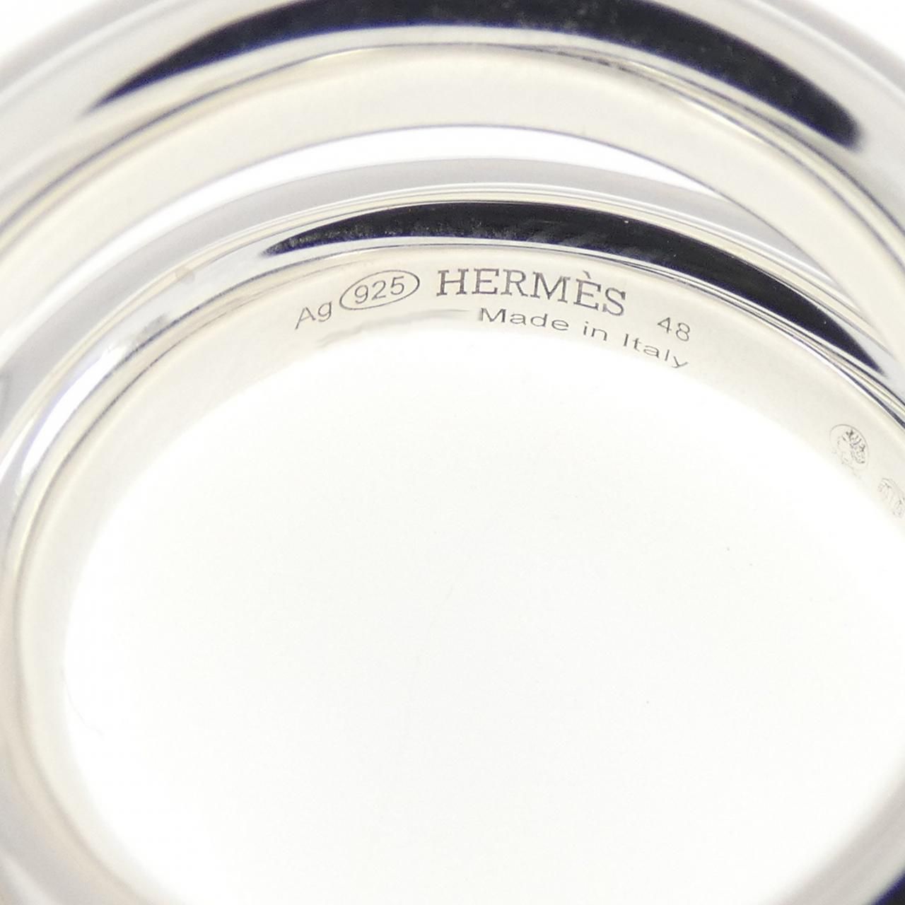 Hermes Vertiges Ring Silver — view 4