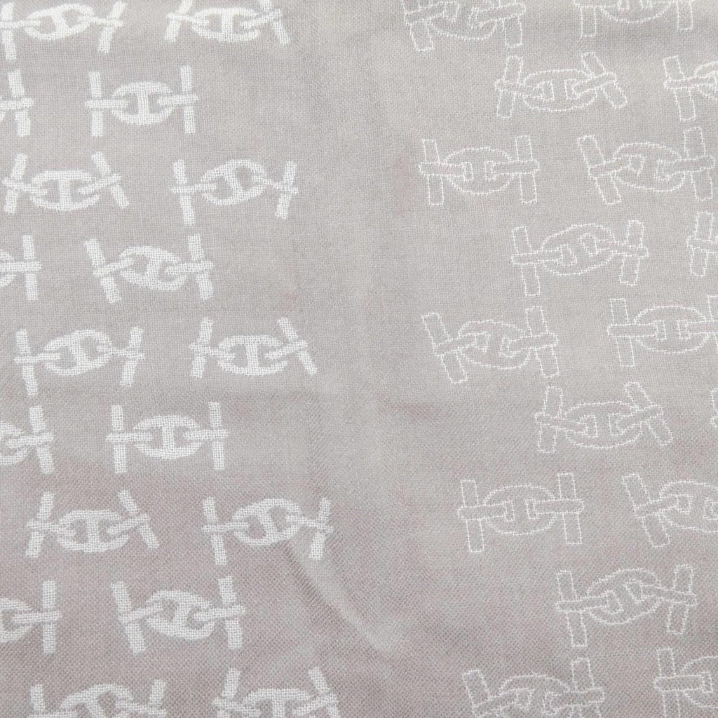 Hermes Stole Scarf Gray — view 4