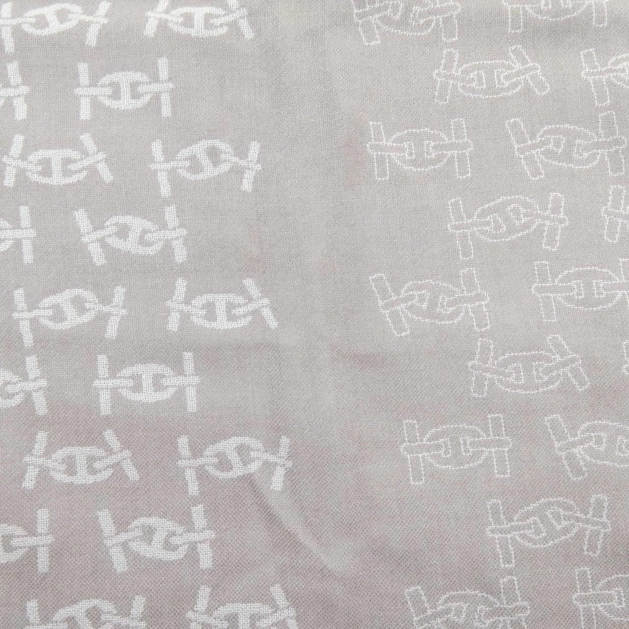 Hermes Stole Scarf Gray — view 4