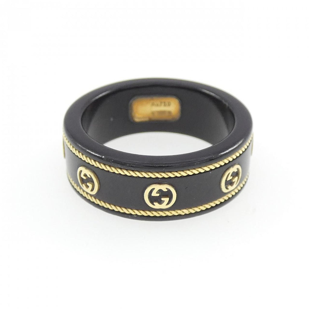 Gucci Interlocking Ring Gold — view 2