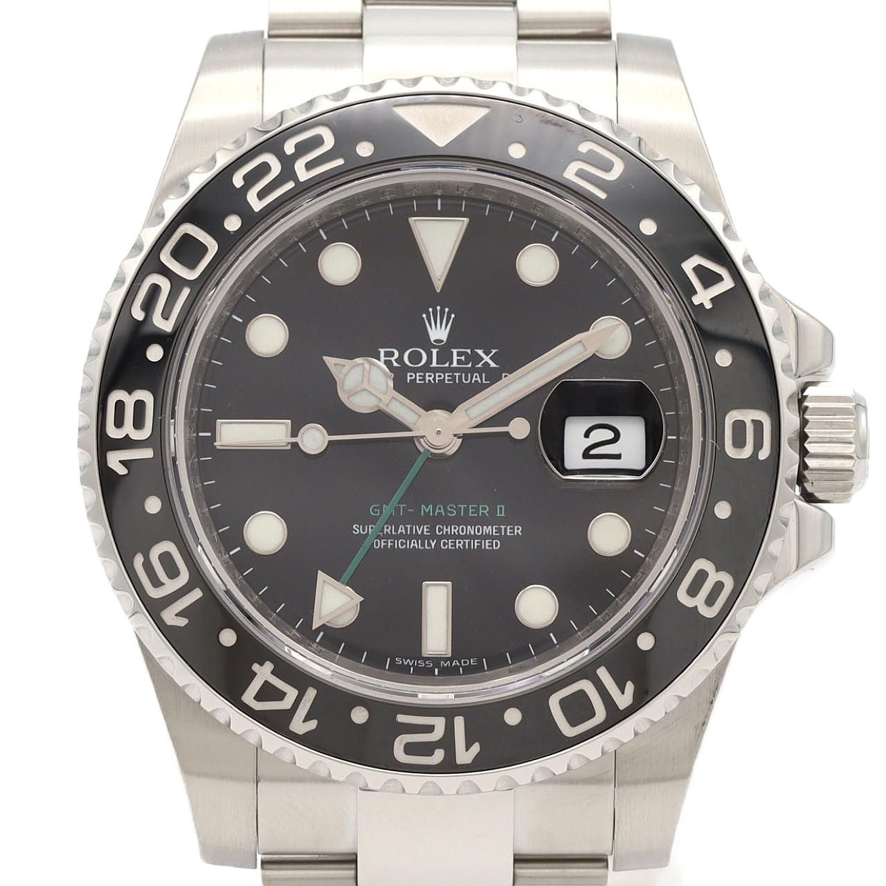 Rolex GMT Master II SS Automatic Winding M Number Watch