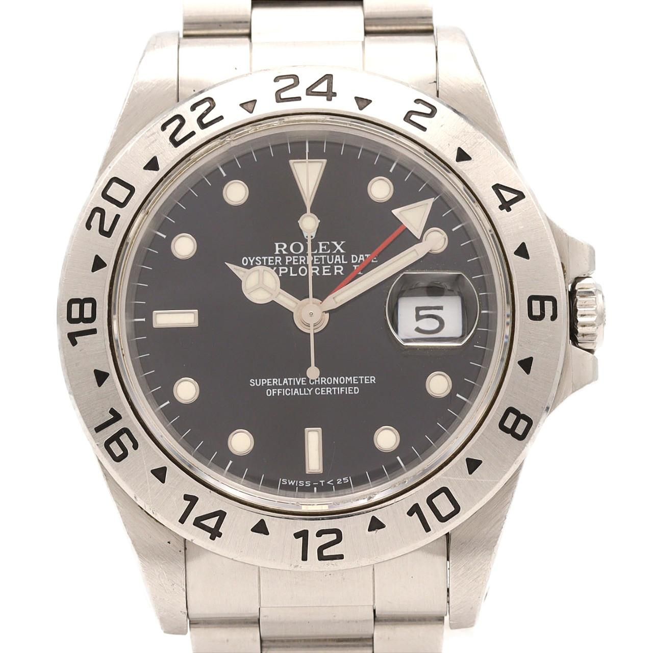 Rolex Explorer II SS Automatic Winding Number Watch