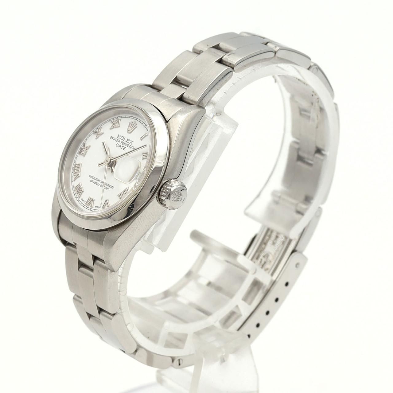 Rolex Oyster Perpetual Date SS Automatic Winding Number Watch — view 2
