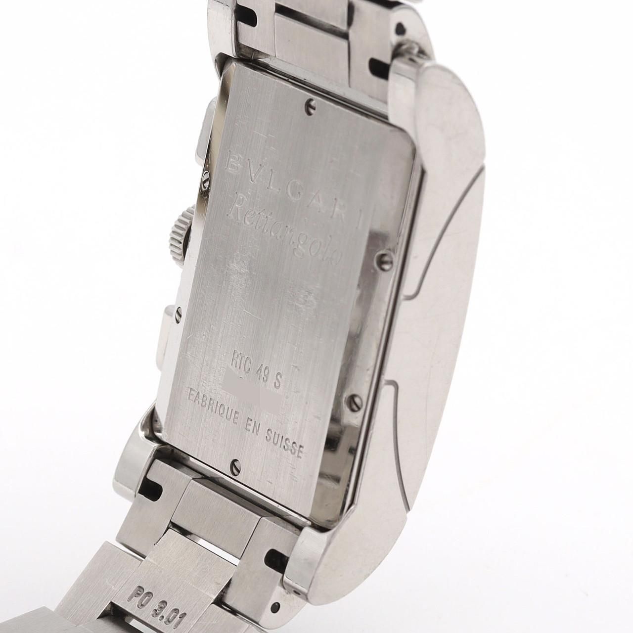 Bvlgari Rettangolo Chrono SS Quartz Watch — view 5