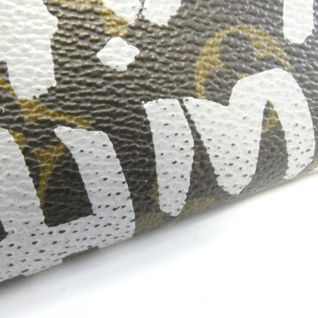 Louis Vuitton Monogram Graffiti Porte Monet Cles Wallet — view 4