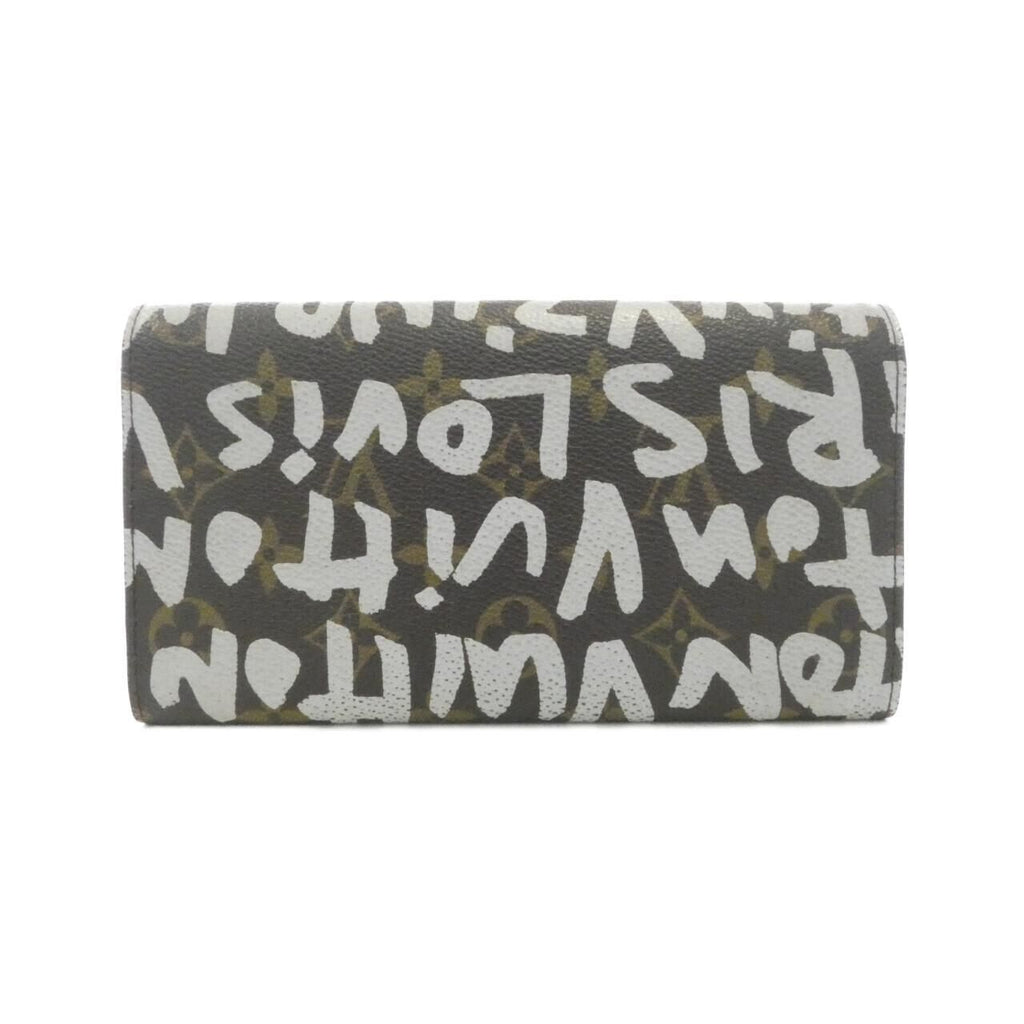 Louis Vuitton Monogram Graffiti Porte Monet Cles Wallet — view 2