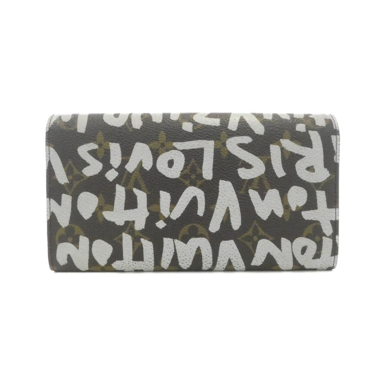 Louis Vuitton Monogram Graffiti Porte Monet Cles Wallet — view 2