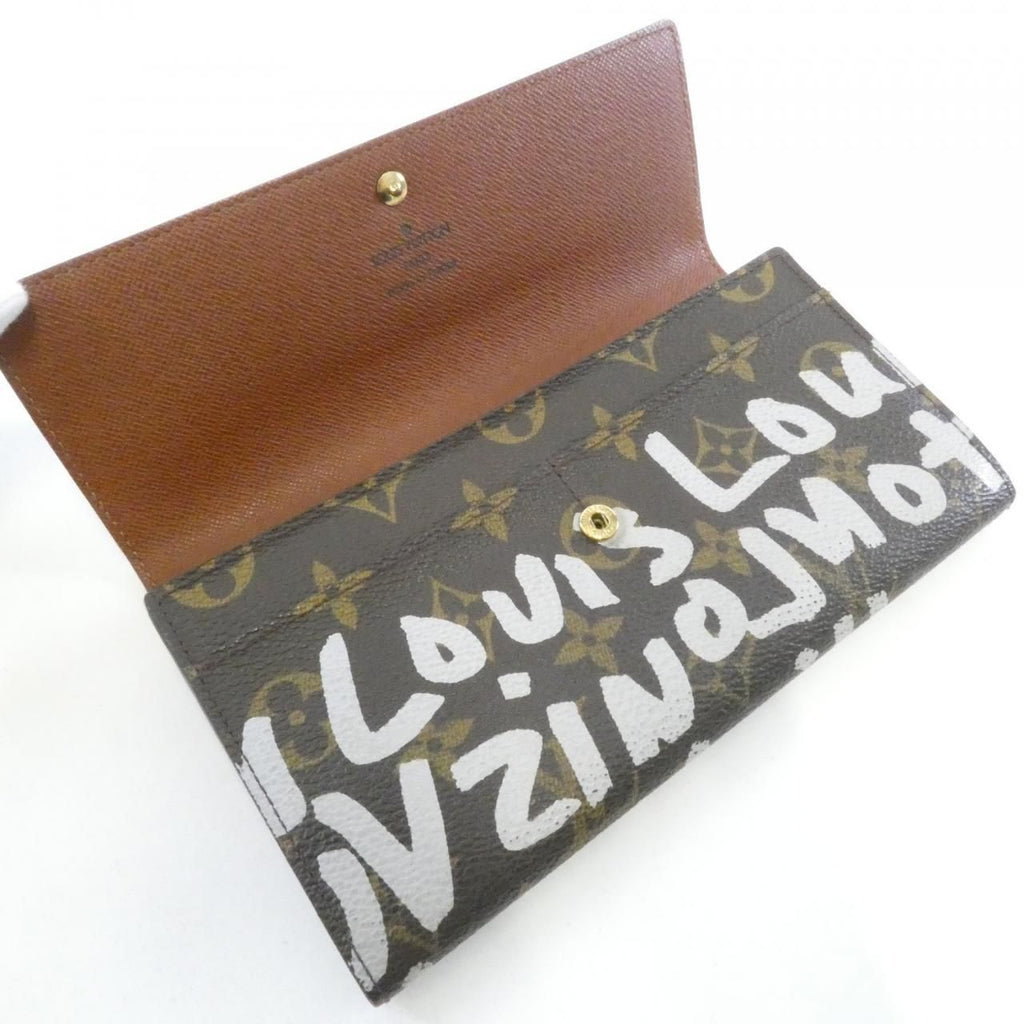 Louis Vuitton Monogram Graffiti Porte Monet Cles Wallet — view 5