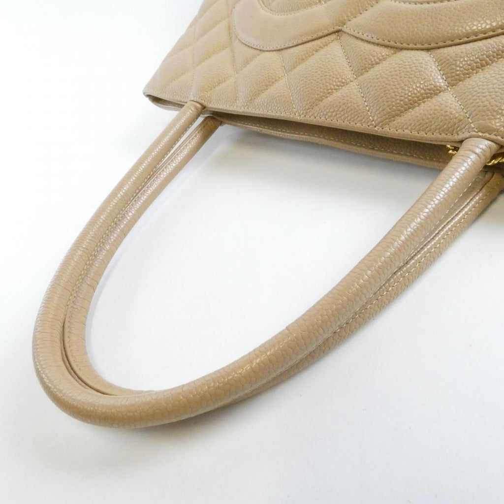 Chanel Bag Handbag Beige — view 7