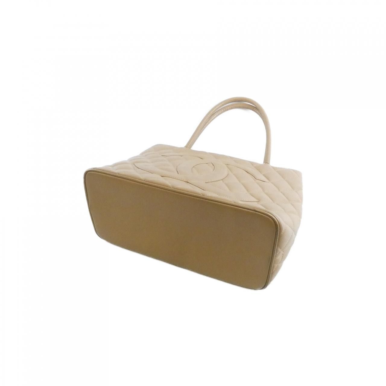 Chanel Bag Handbag Beige — view 3