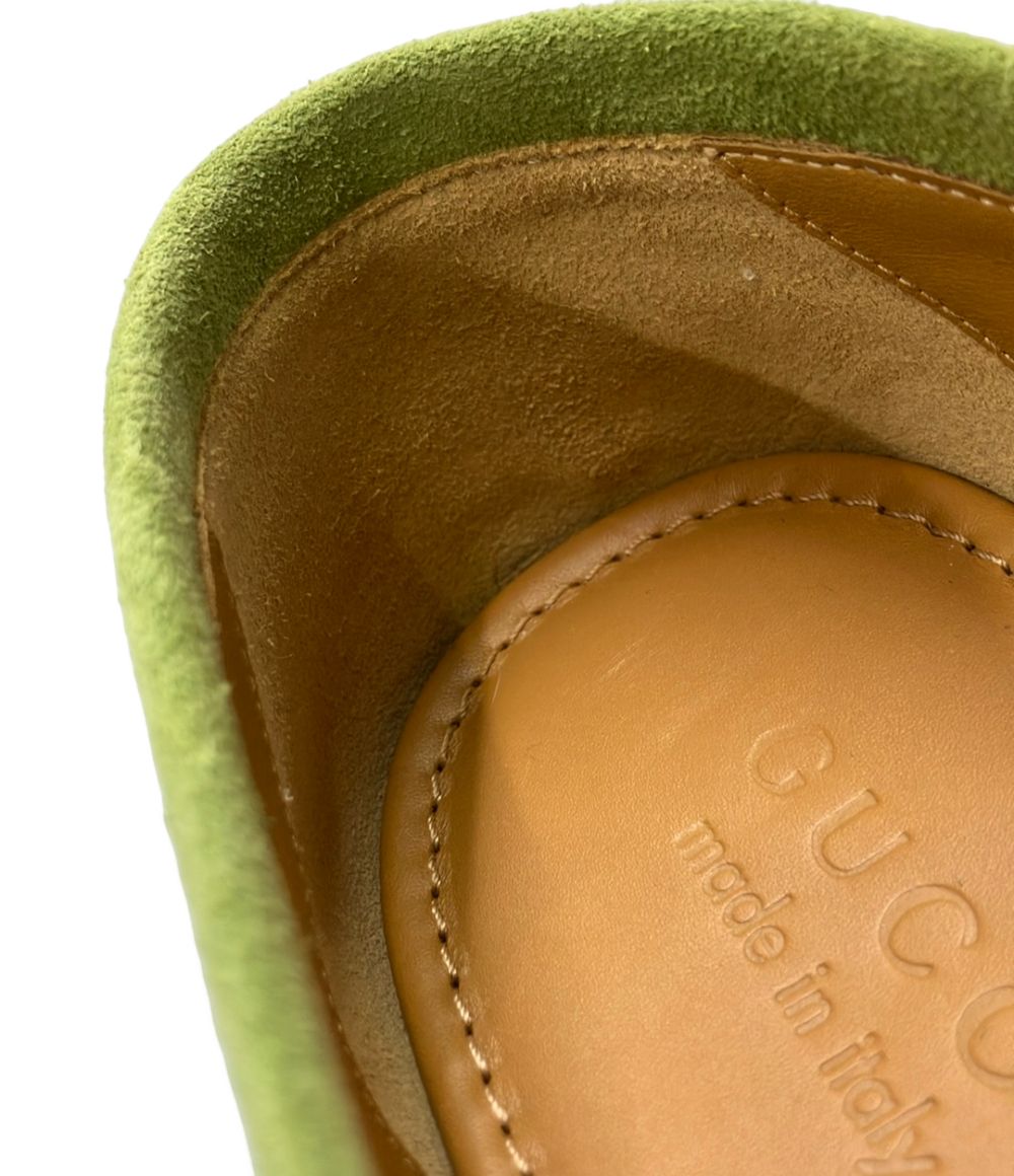 Gucci Suede Bit Loafers 8 — view 7