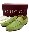Gucci Suede Bit Loafers 8