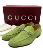 Gucci Suede Bit Loafers 8