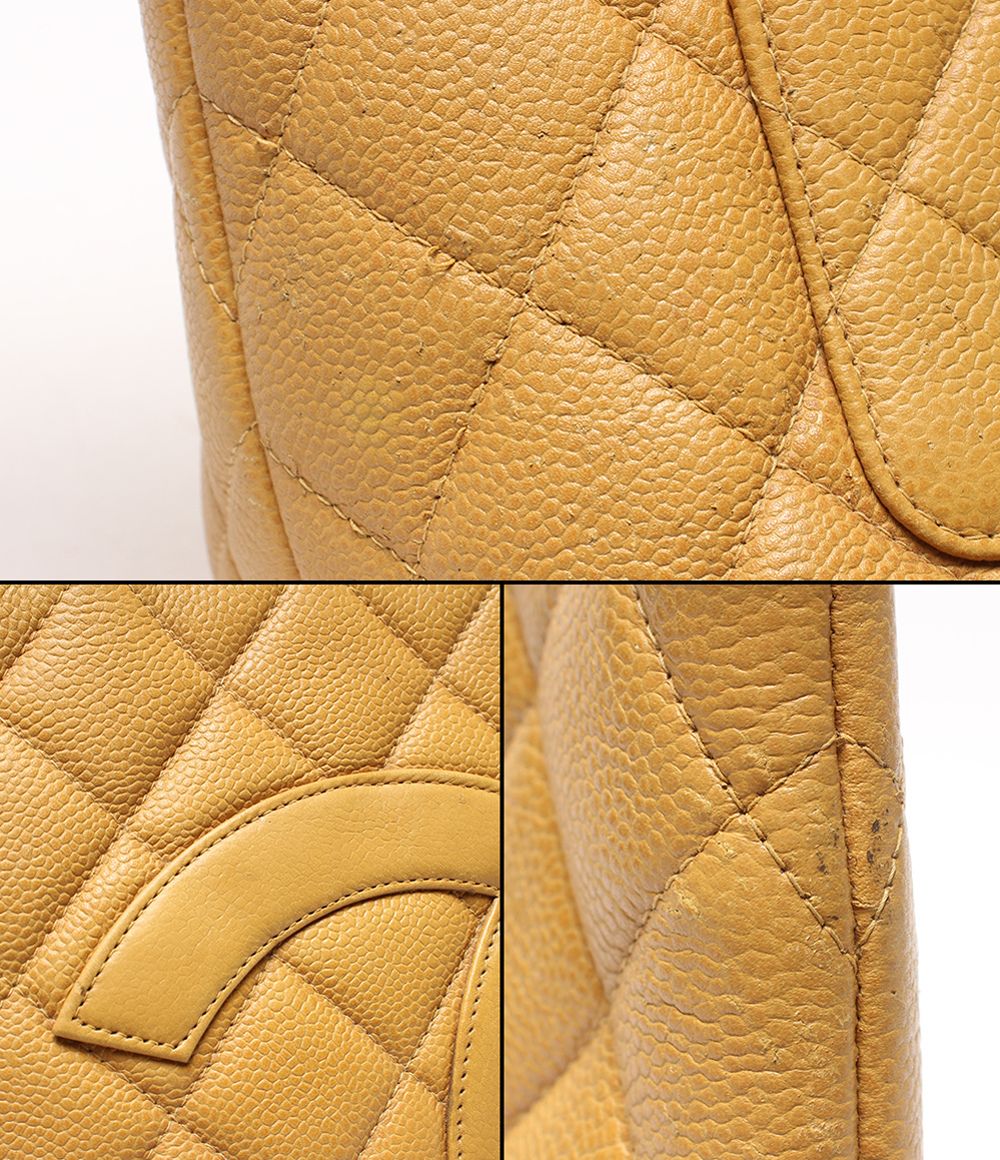 Chanel Tote Gold Caviar Leather Reissue Medallion No 5 — view 7