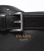 Prada Shoulder Bag Buckle with Belt Leather — view 8
