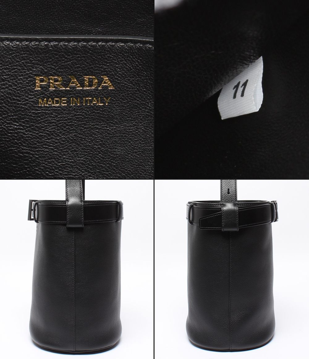 Prada Shoulder Bag Buckle with Belt Leather — view 4