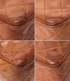 Chanel Chain Shoulder Bag Lambskin Gold Quilted — view 5