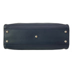 Fendi Handbag Peekaboo Iconic Dark Navy Bordeaux Leather — view 5