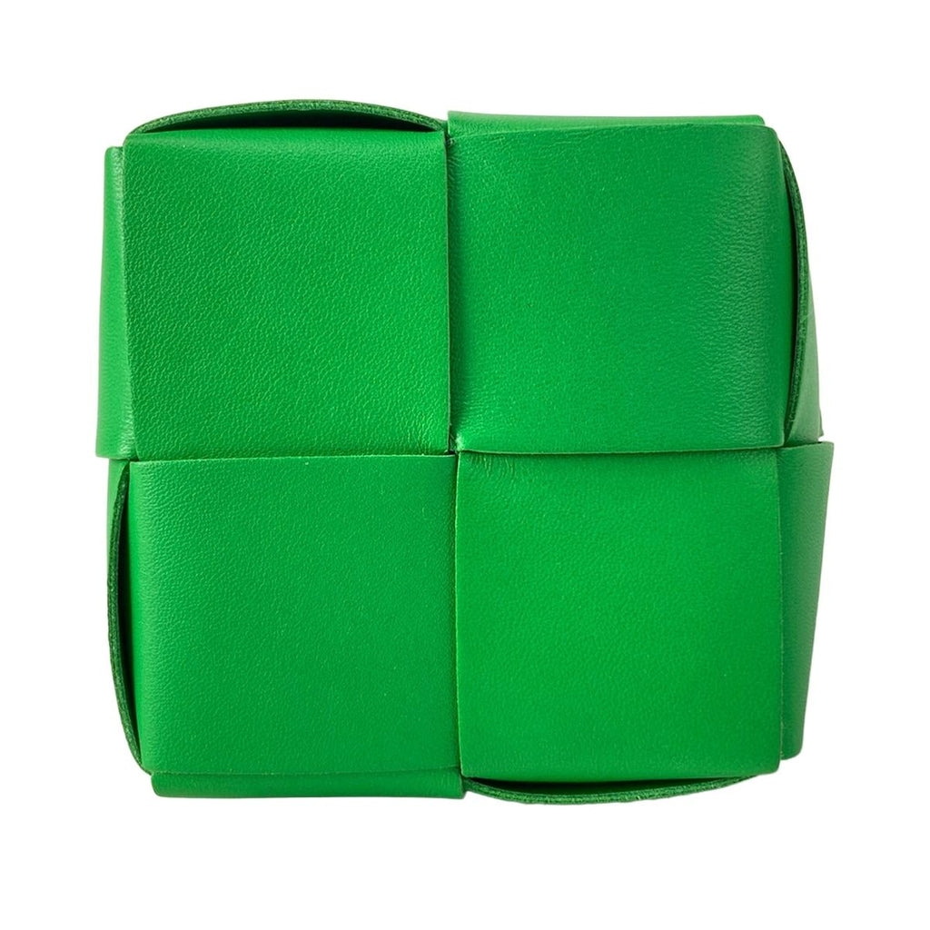 Bottega Veneta Shoulder Bag Maxi Intrecciatocrossbody Green Drawstring Leather — view 5