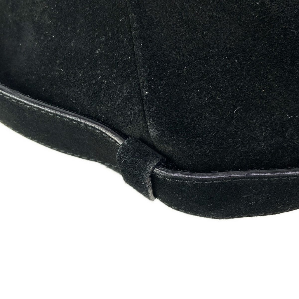 Saint Laurent Rive Gauche Handbag Mombasa Black Silver Leather — view 9