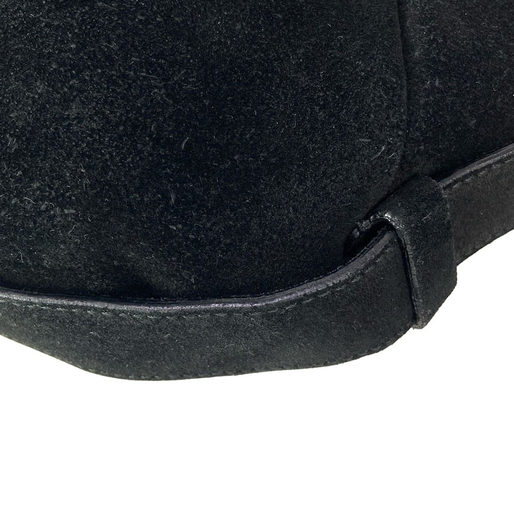 Saint Laurent Rive Gauche Handbag Mombasa Black Silver Leather — view 6