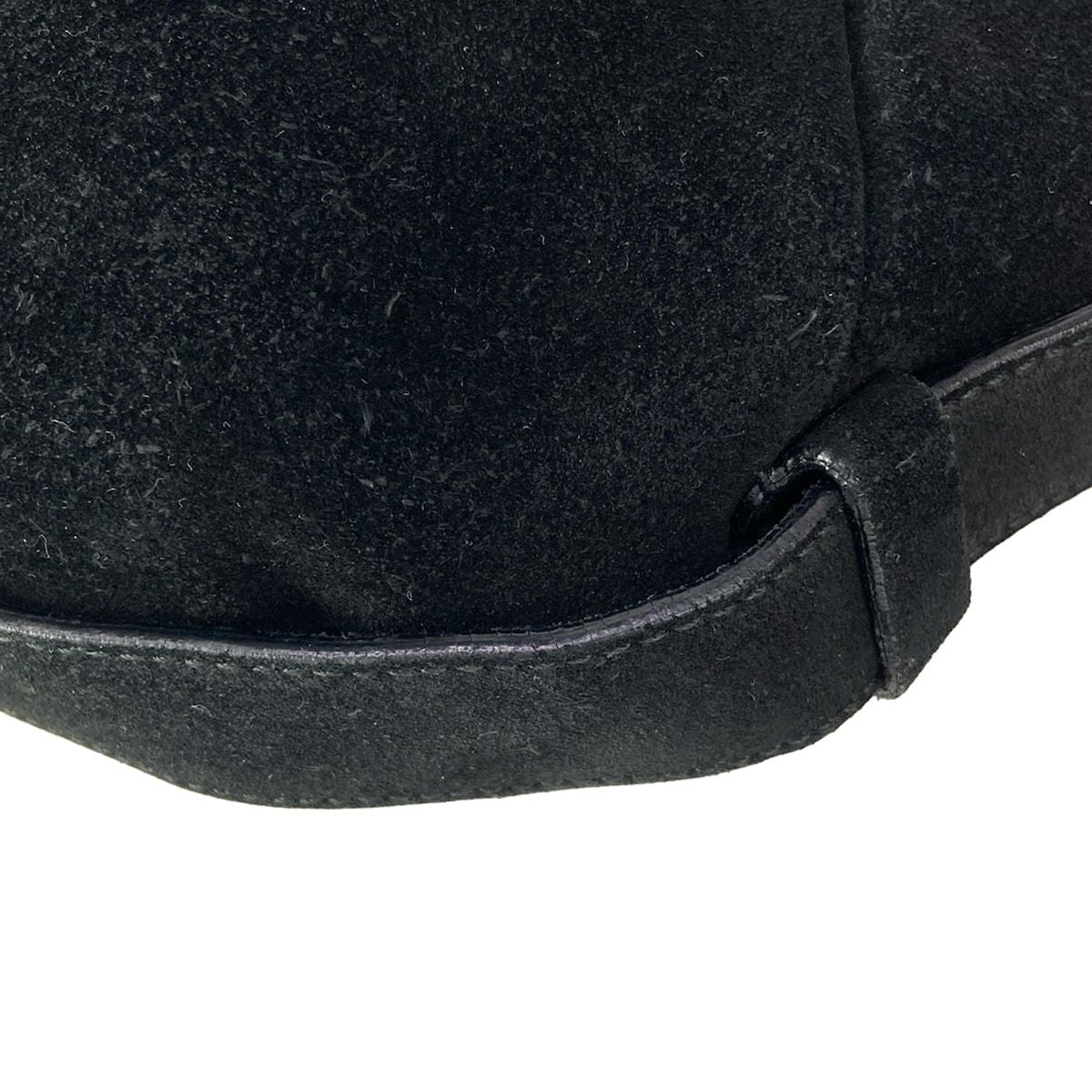 Saint Laurent Rive Gauche Handbag Mombasa Black Silver Leather — view 6