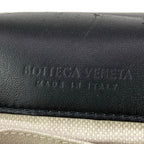 Bottega Veneta Shoulder Bag Cobble Small Messenger Intrecciato Black Leather — view 8