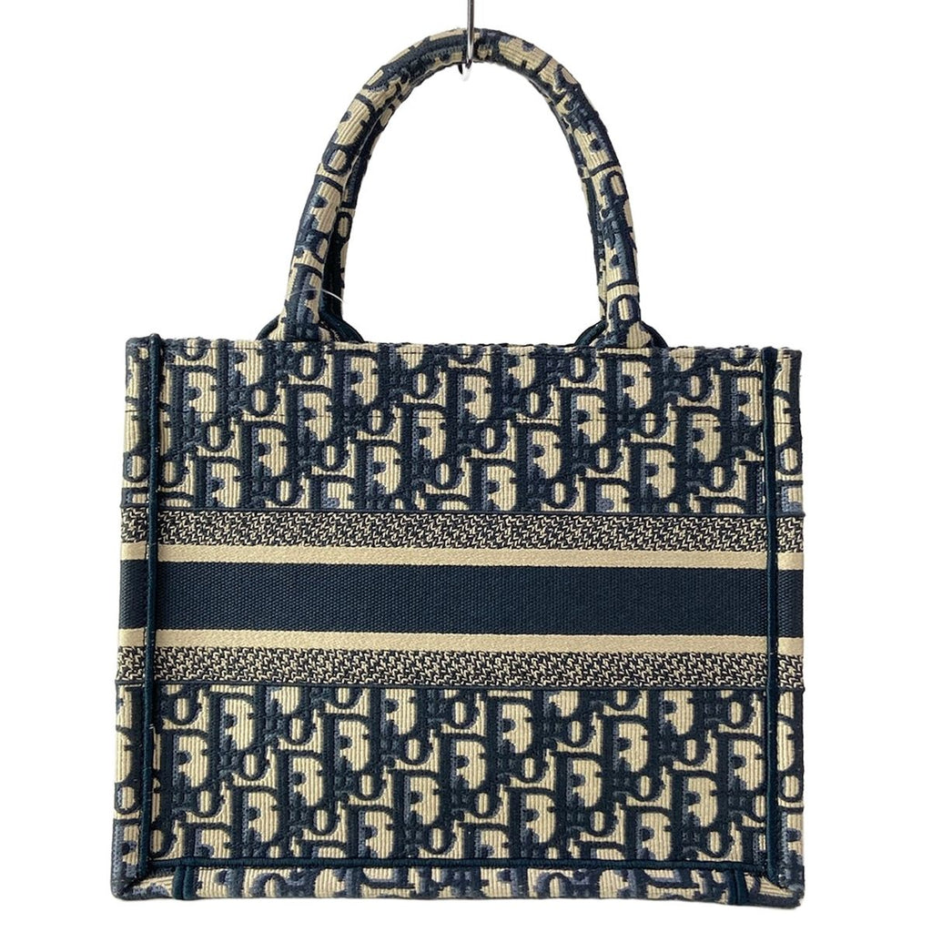 Dior Tote Book Small Ivory Navy — view 3