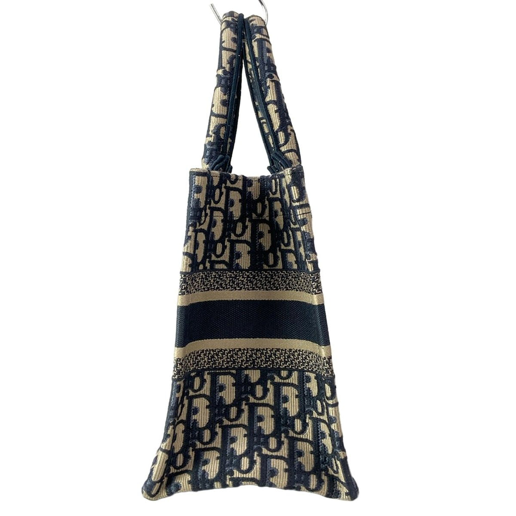 Dior Tote Book Small Ivory Navy — view 4