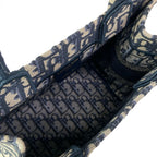 Dior Tote Book Small Ivory Navy — view 7