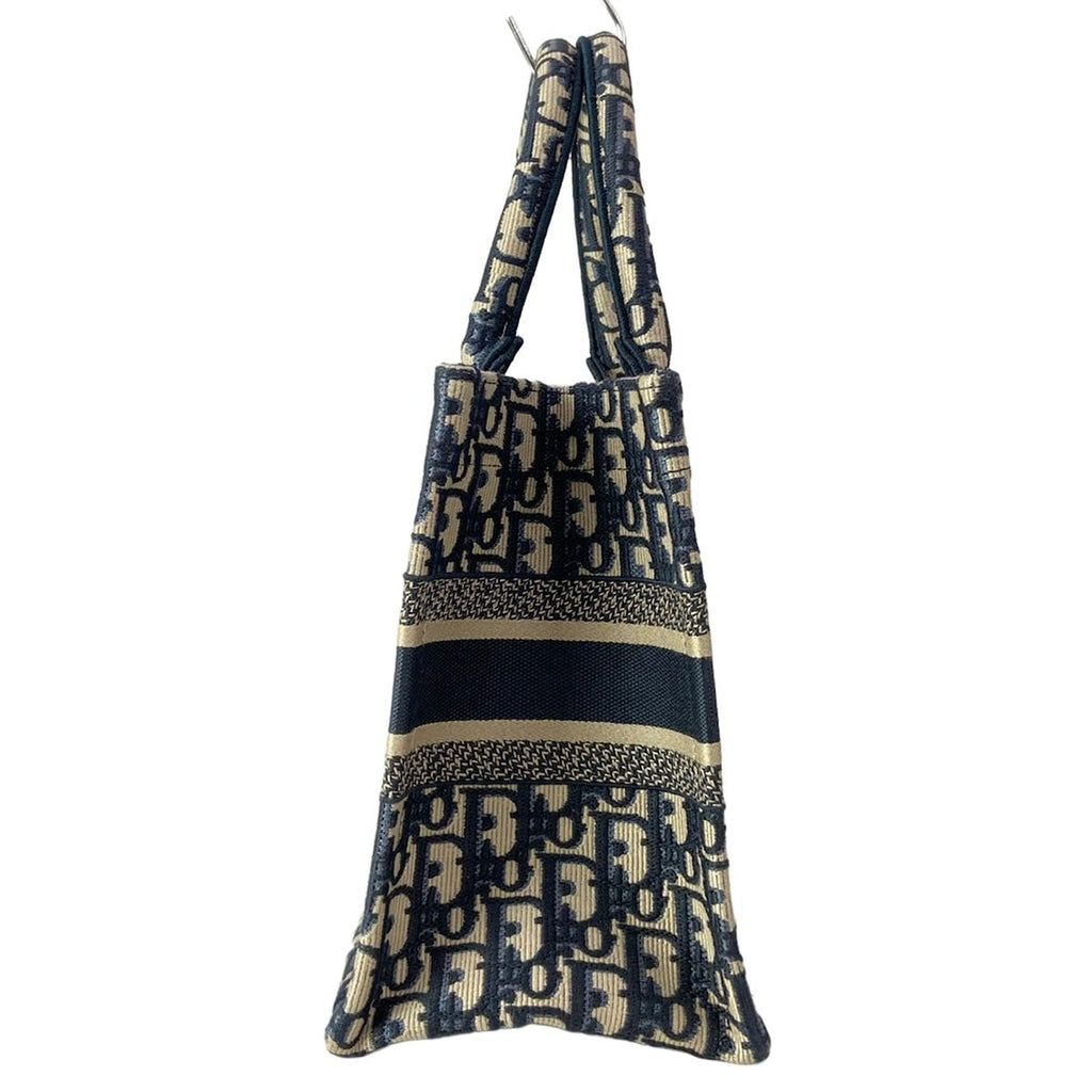 Dior Tote Book Small Ivory Navy — view 2