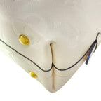 Louis Vuitton Shoulder Bag Monogram Empreinte Carryall Zip Nmpm Cream Leather — view 8