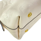 Louis Vuitton Shoulder Bag Monogram Empreinte Carryall Zip Nmpm Cream Leather — view 9