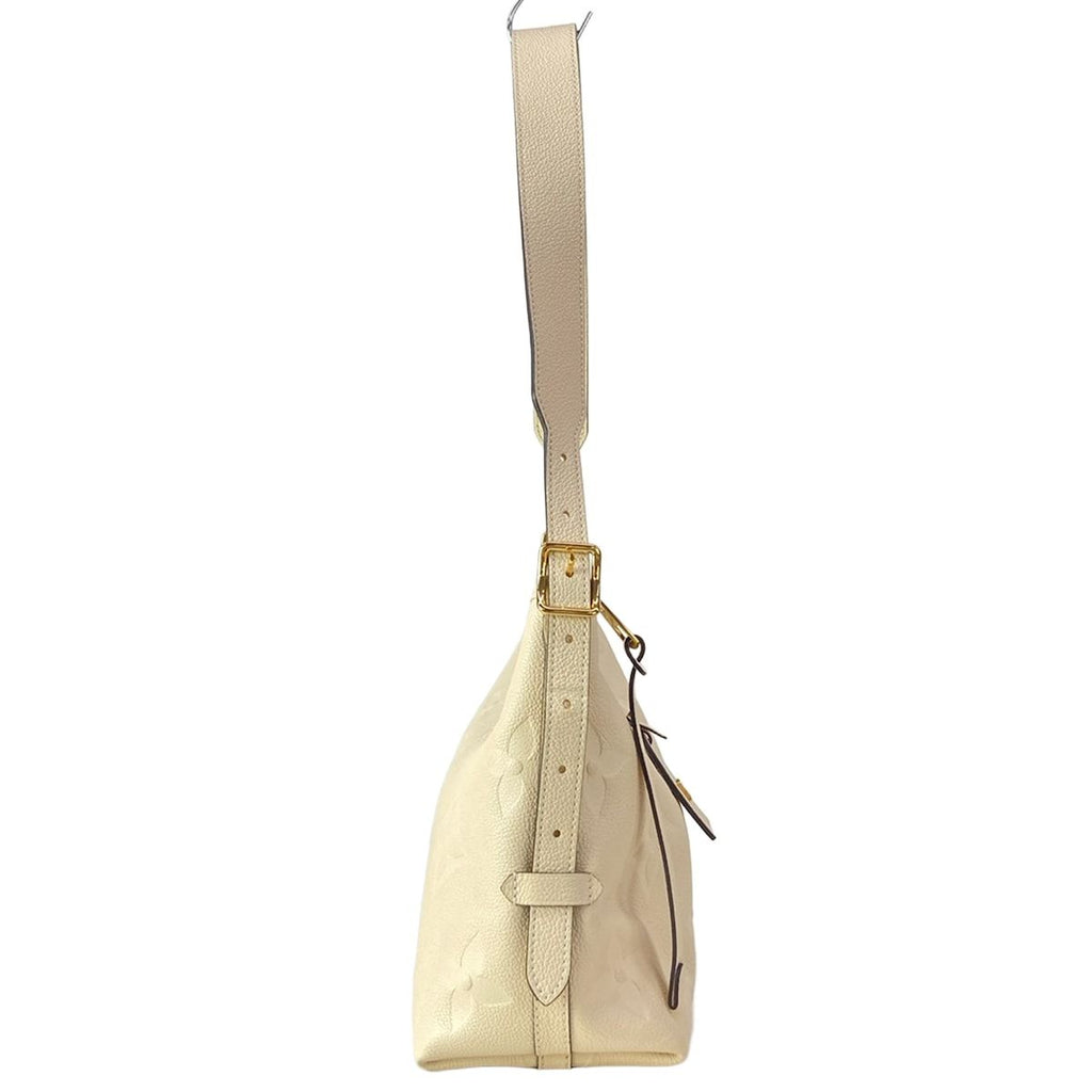 Louis Vuitton Shoulder Bag Monogram Empreinte Carryall Zip Nmpm Cream Leather — view 2