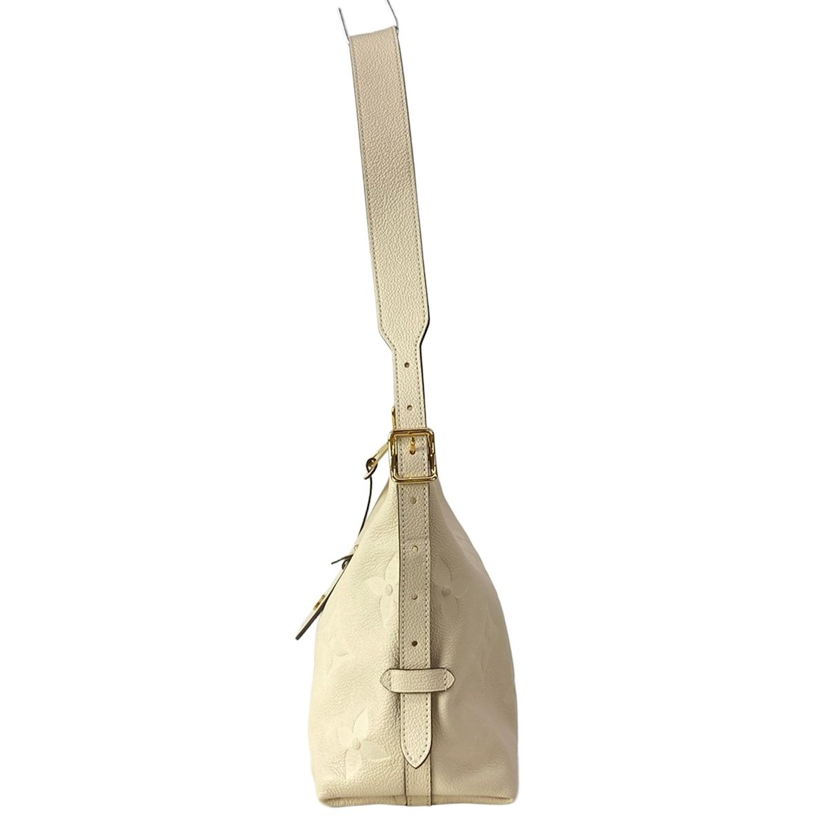 Louis Vuitton Shoulder Bag Monogram Empreinte Carryall Zip Nmpm Cream Leather — view 4