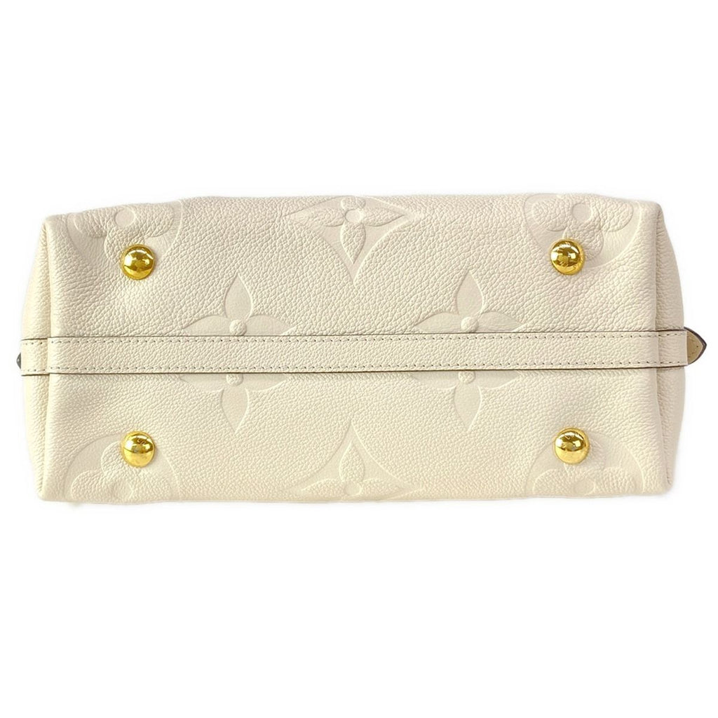 Louis Vuitton Shoulder Bag Monogram Empreinte Carryall Zip Nmpm Cream Leather — view 5
