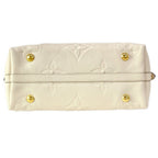 Louis Vuitton Shoulder Bag Monogram Empreinte Carryall Zip Nmpm Cream Leather — view 5