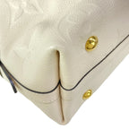 Louis Vuitton Shoulder Bag Monogram Empreinte Carryall Zip Nmpm Cream Leather — view 7