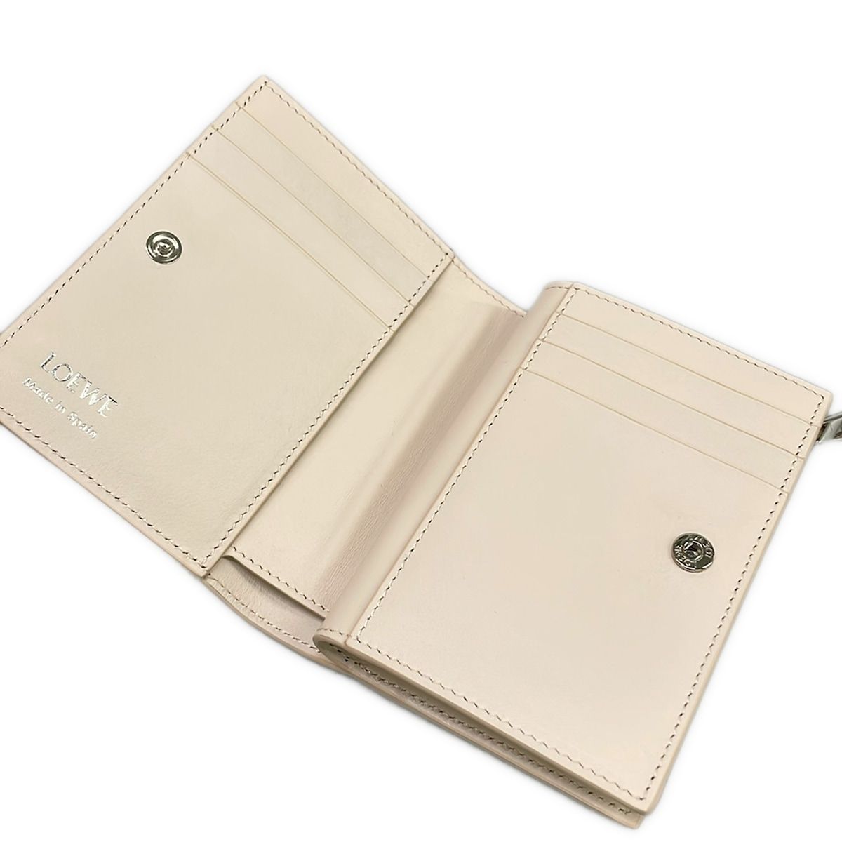 Loewe Bifold Wallet Compact Light Pink Flower — view 3