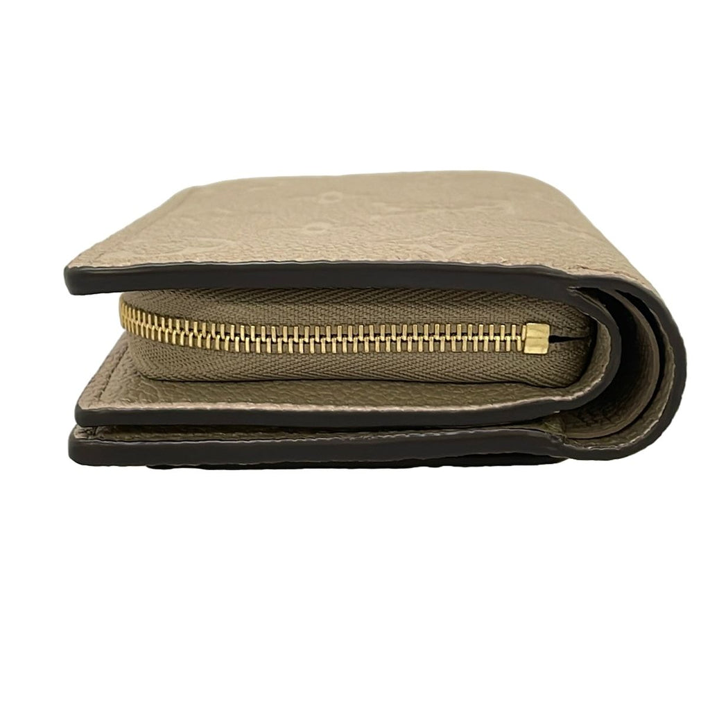 Louis Vuitton Bifold Wallet Monogram Empreinte Portefeuille Clair Tourterelle — view 8
