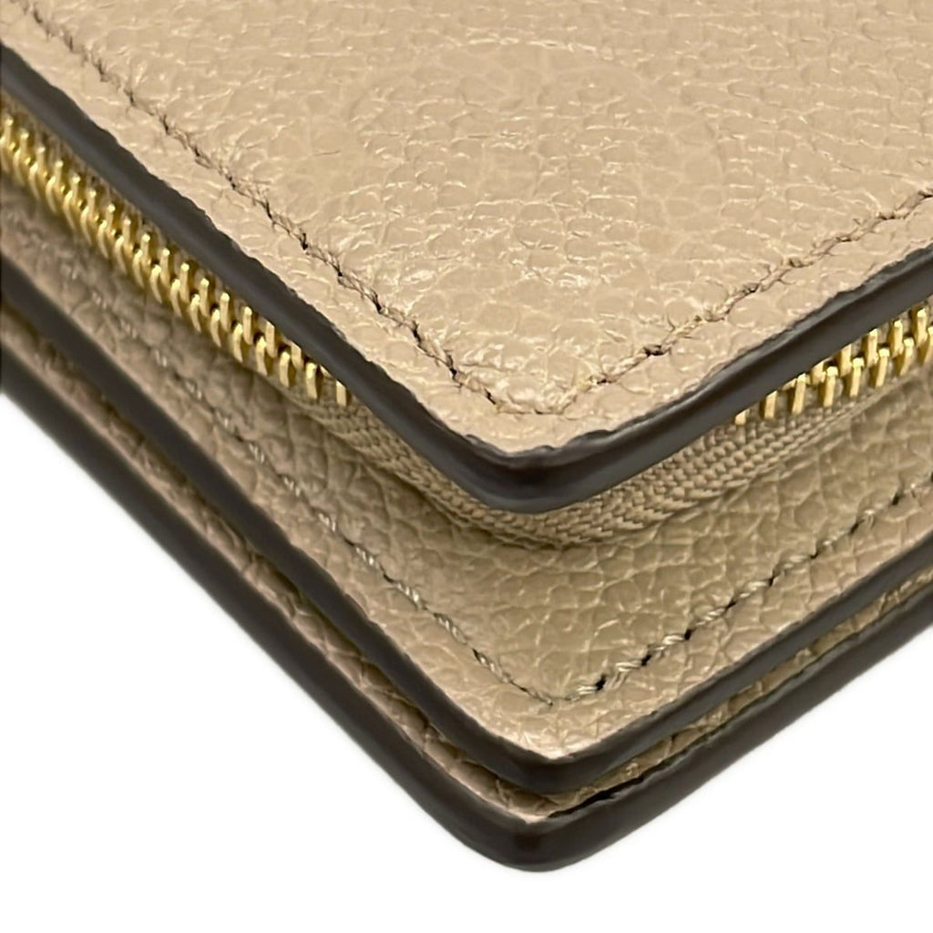 Louis Vuitton Bifold Wallet Monogram Empreinte Portefeuille Clair Tourterelle — view 7