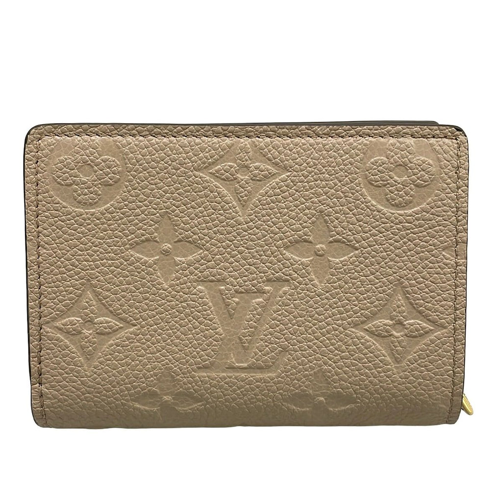 Louis Vuitton Bifold Wallet Monogram Empreinte Portefeuille Clair Tourterelle