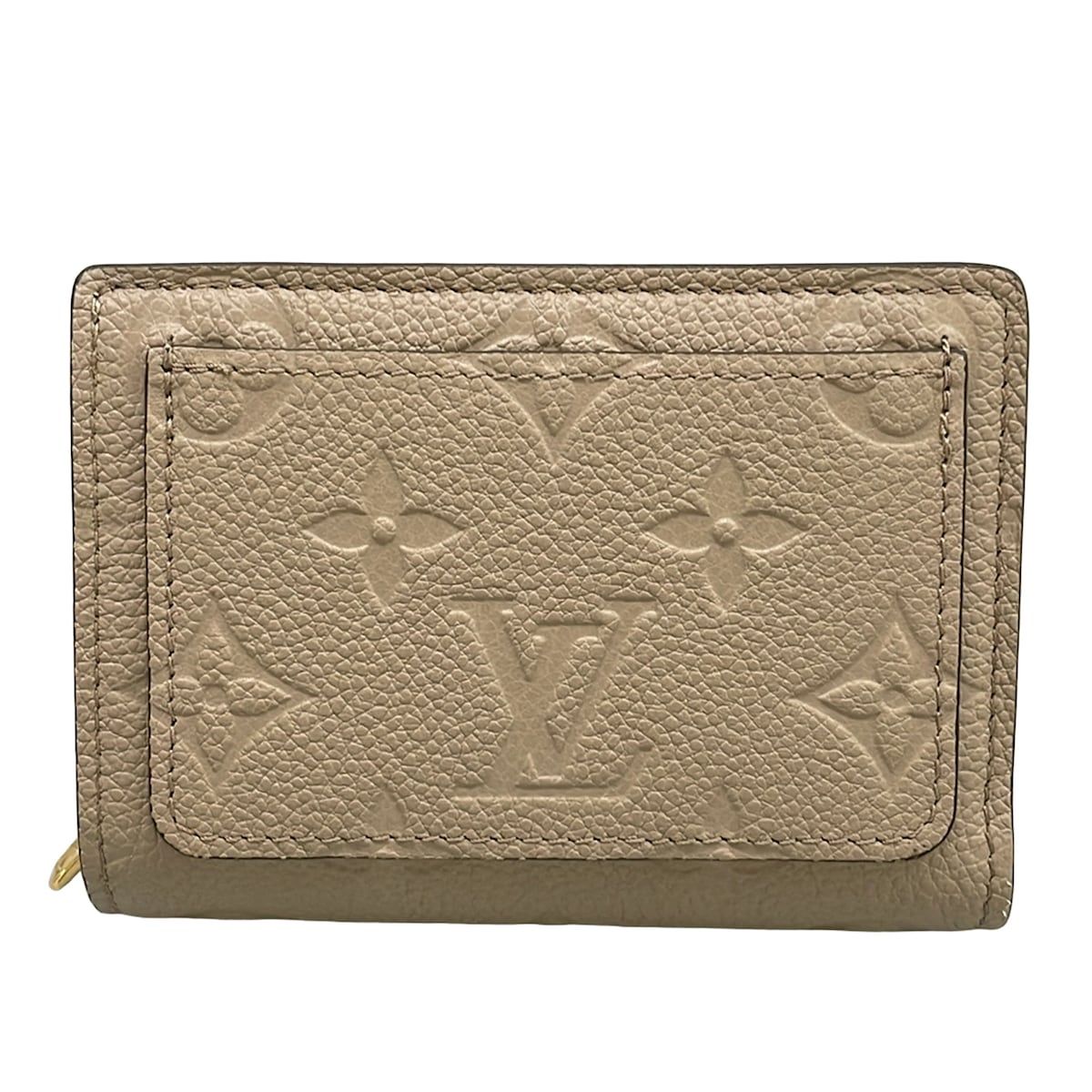 Louis Vuitton Bifold Wallet Monogram Empreinte Portefeuille Clair Tourterelle — view 2