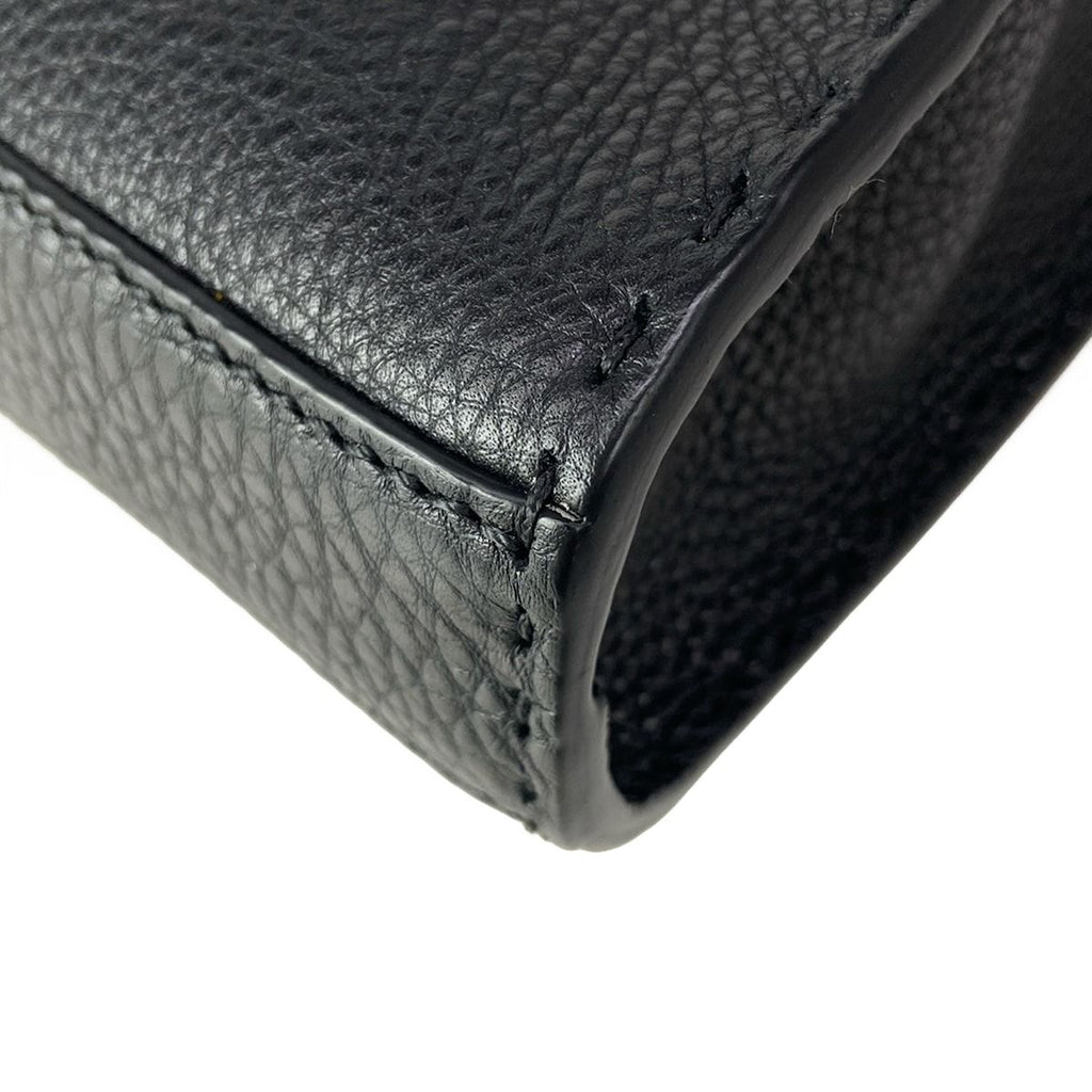 Fendi Business Bag Peekaboo Iconic Fitselleria Black Monster Eye Leather — view 6