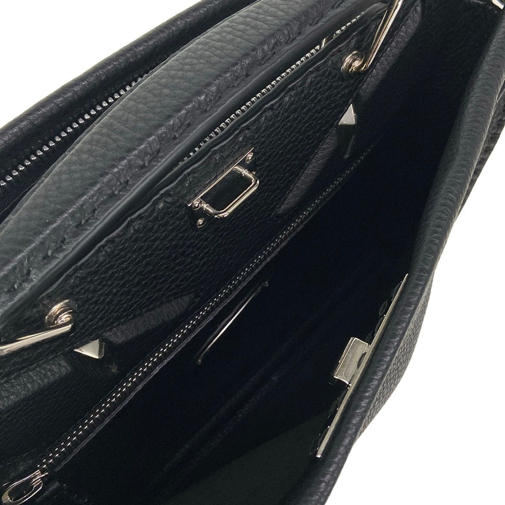 Fendi Business Bag Peekaboo Iconic Fitselleria Black Monster Eye Leather — view 7