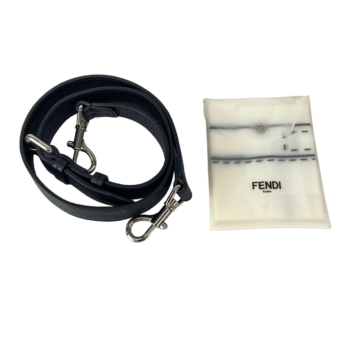 Fendi Business Bag Peekaboo Iconic Fitselleria Black Monster Eye Leather — view 8