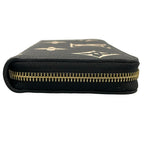 Louis Vuitton Wallet Bicolor Monogram Empreinte Zippy Black Beige Leather — view 9