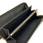 Louis Vuitton Wallet Bicolor Monogram Empreinte Zippy Black Beige Leather — view 3